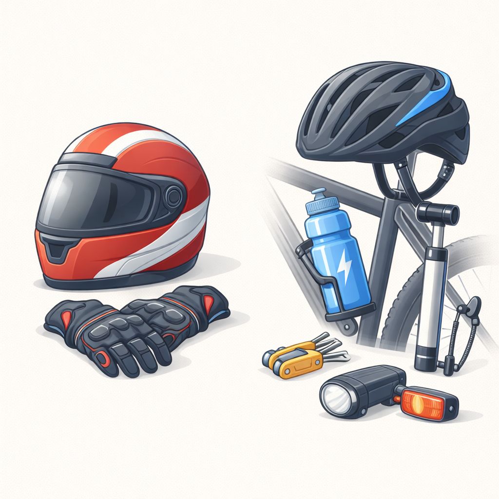 Accesorios para dos ruedas