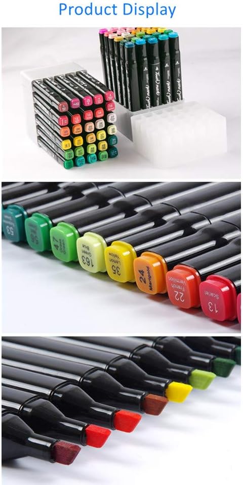 SET MARCADORES DE DIBUJO DOBLE PUNTA 60 PCS