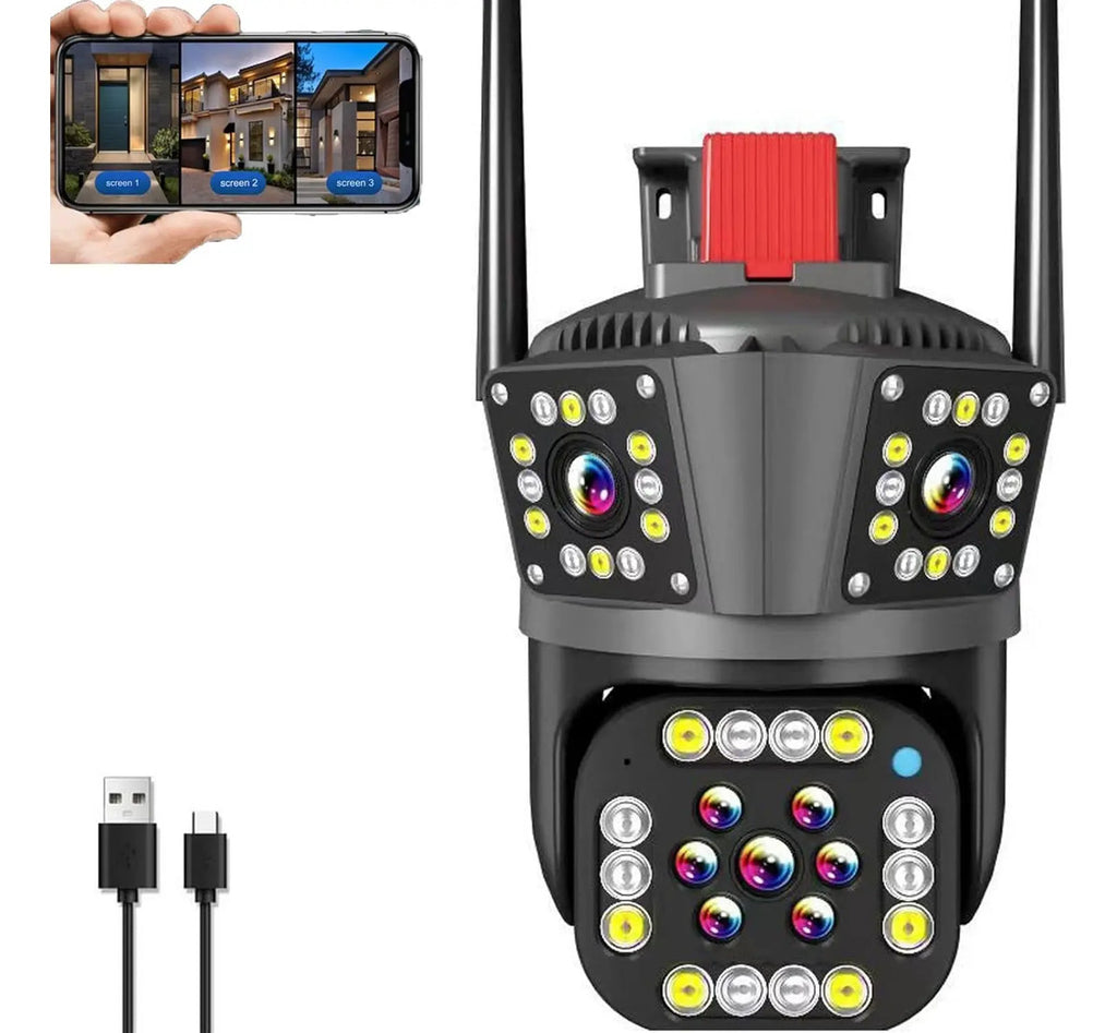 CAMARA WIFI 1080 DE 3 LENTES