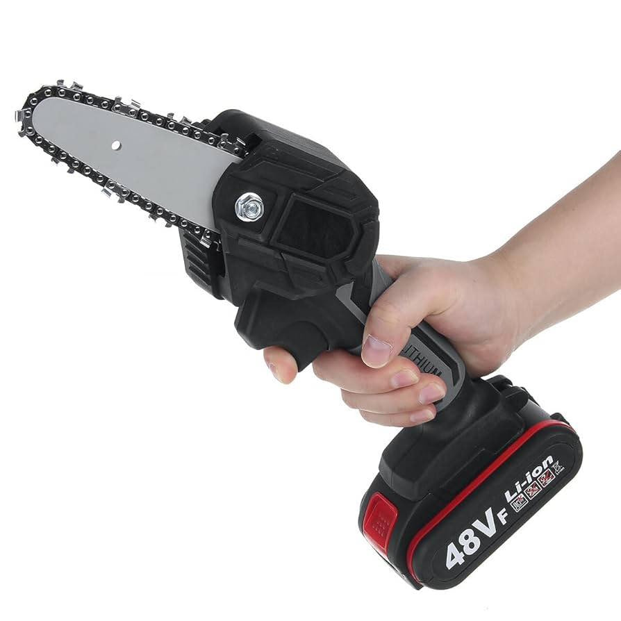 SIERRA MINI ELÉCTRICA RECARGABLE 2 CADENAS