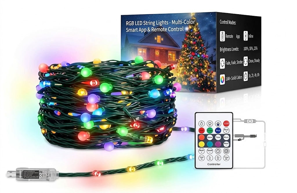LUCES NAVIDEÑAS LED INTELIGENTES 20M - FEL2605100