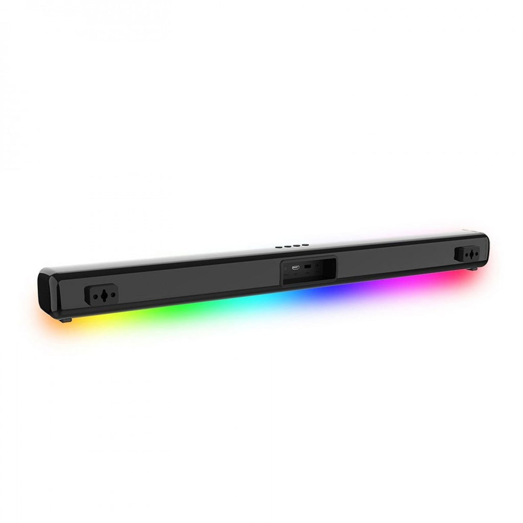 BARRA DE SONIDO PARA TV Y KARAOKE CON DOS MICRÓFONOS
