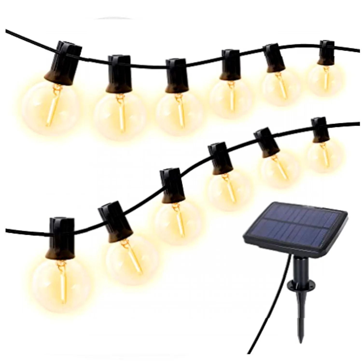 EXTENSIÓN DE BOMBILLOS SOLAR DE 15M