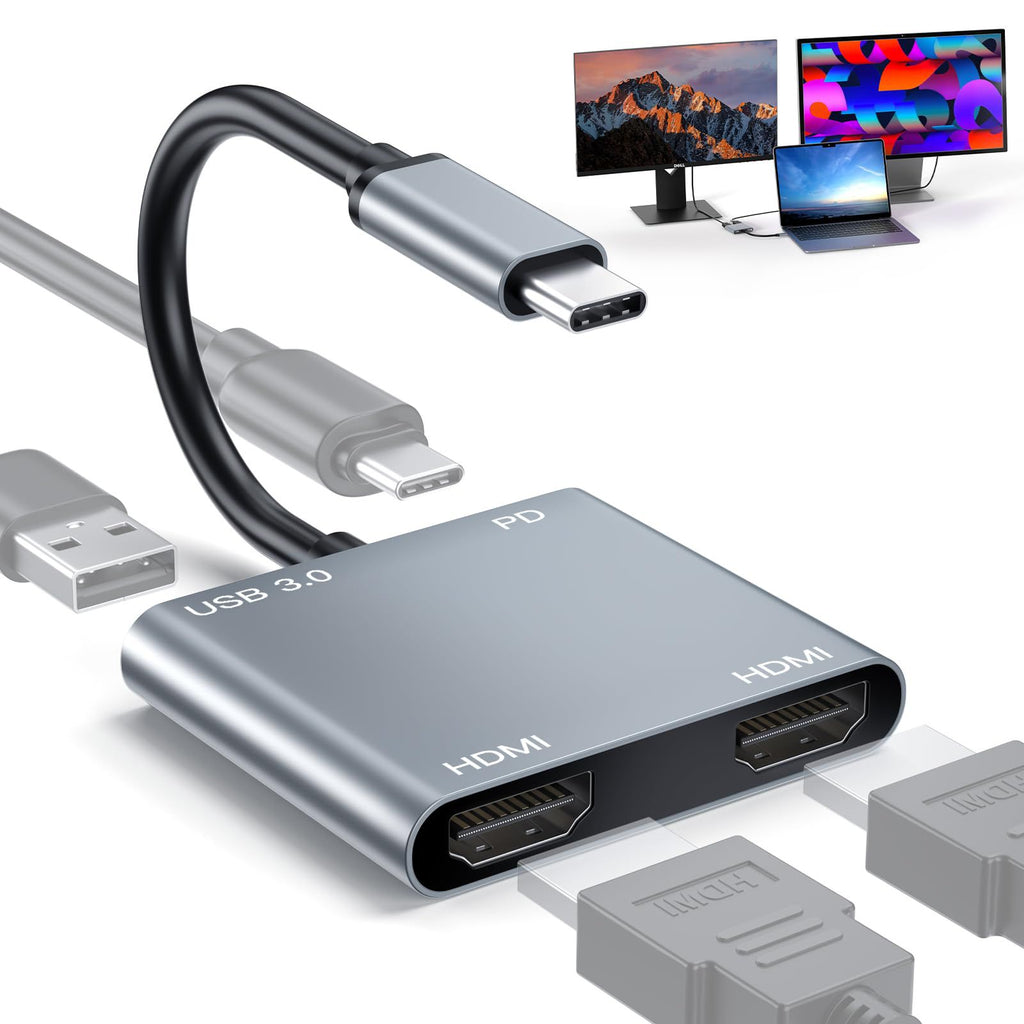 ADAPTADOR O HUB USB-C 5 EN 1 MODELO HC-11