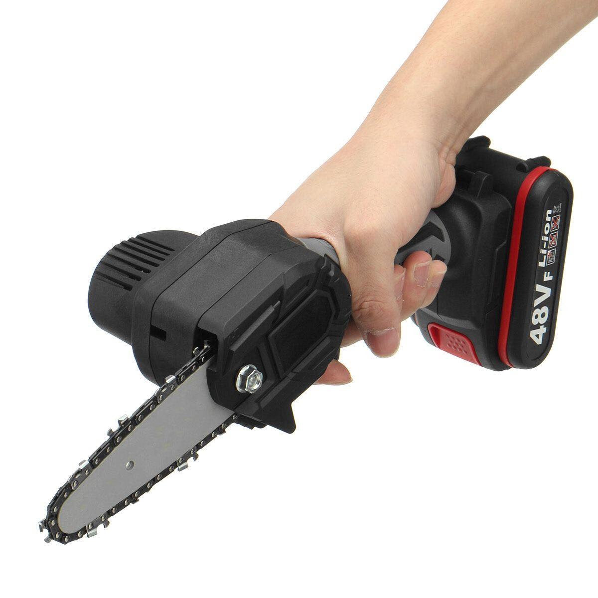 SIERRA MINI ELÉCTRICA RECARGABLE 2 CADENAS