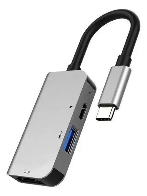 ADAPTADOR HUB USB-C 3 EN 1 MODELO BYL-2122