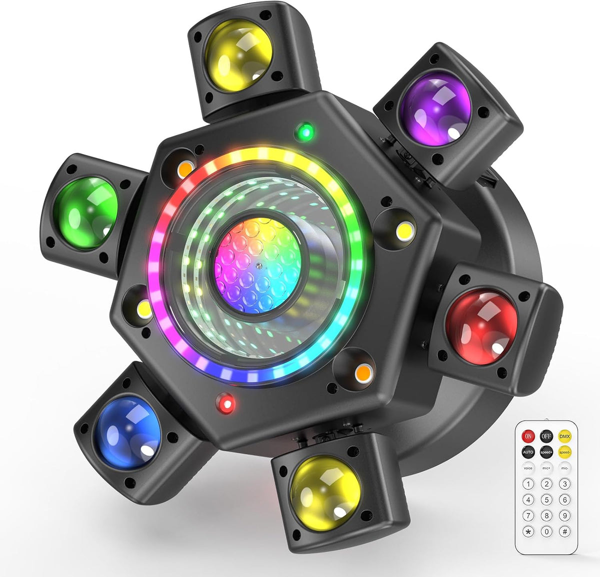 CABEZA MÓVIL 100W DE 6 BRAZOS RGB LUZ LÁSER RSDS-042
