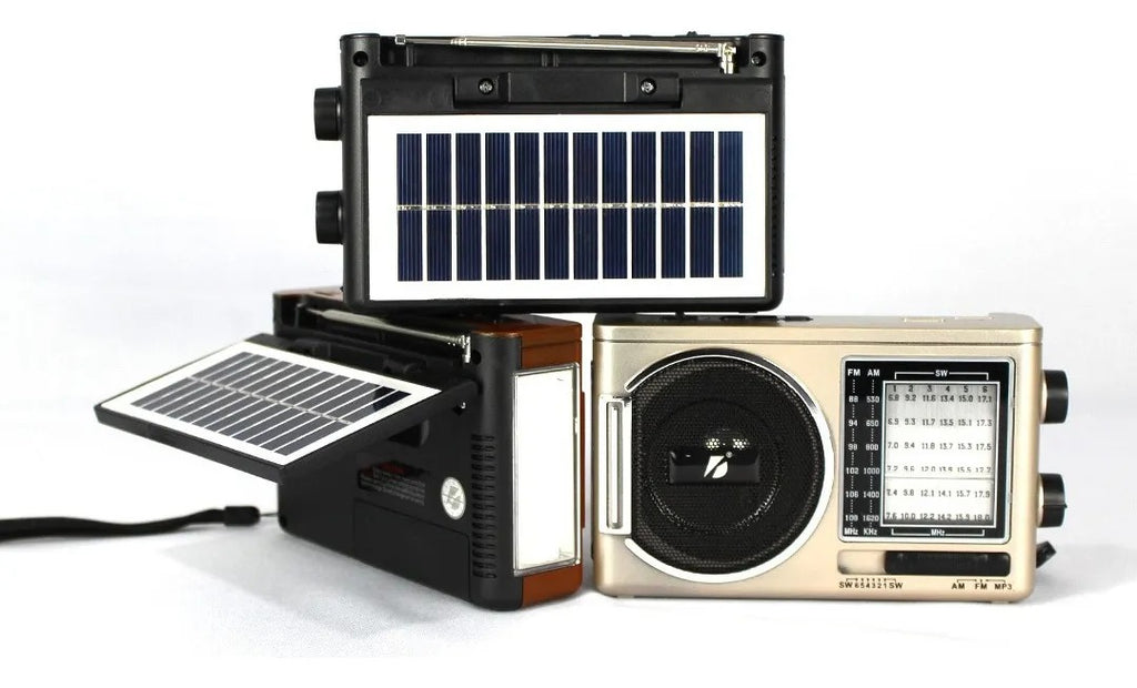 RADIO  PARLANTE BLUETOOTH CON PANEL SOLAR KTF-1646