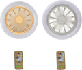 VENTILADOR CON LUZ LED DE TECHO CON CONTROL REMOTO