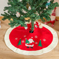 FALDA / PIE PARA ÁRBOL DE NAVIDAD ROJA ~ FEL052605025