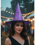 SOMBRERO DE HALLOWEEN BRUJA