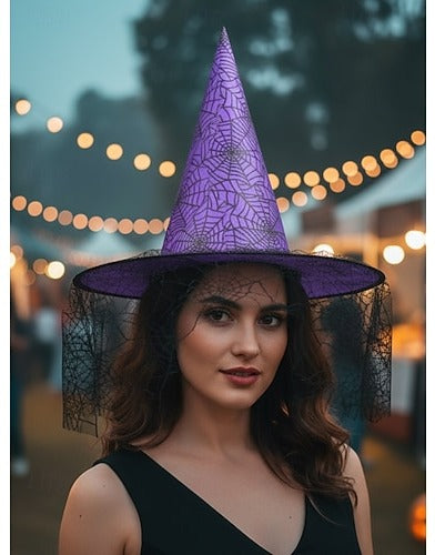 SOMBRERO DE HALLOWEEN BRUJA