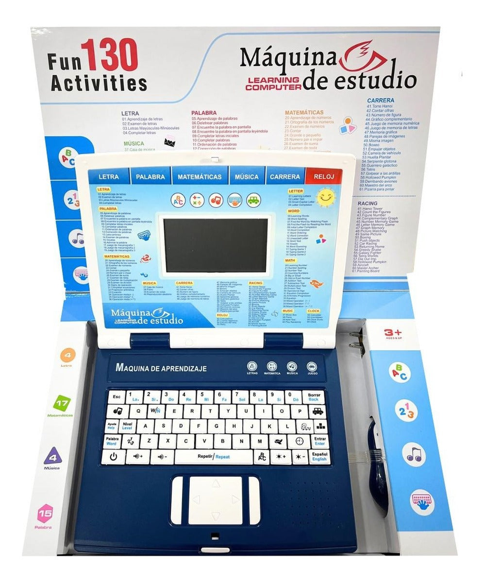 MÁQUINA DE APRENDIZAJE TIPO LAPTOP PARA NIÑOS
