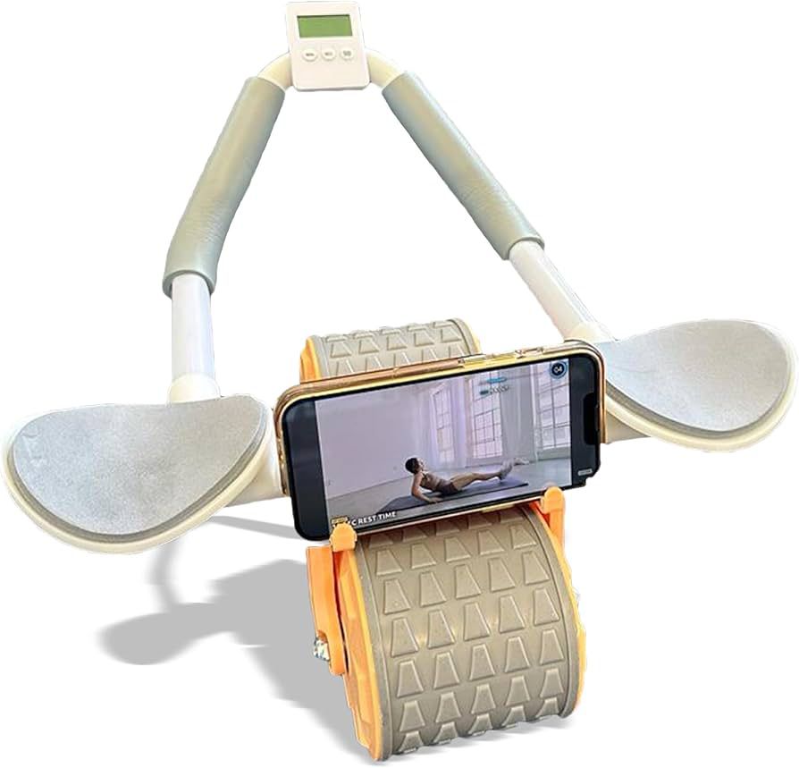 RODILLO PARA ABDOMINALES CON HOLDER DE CELULAR