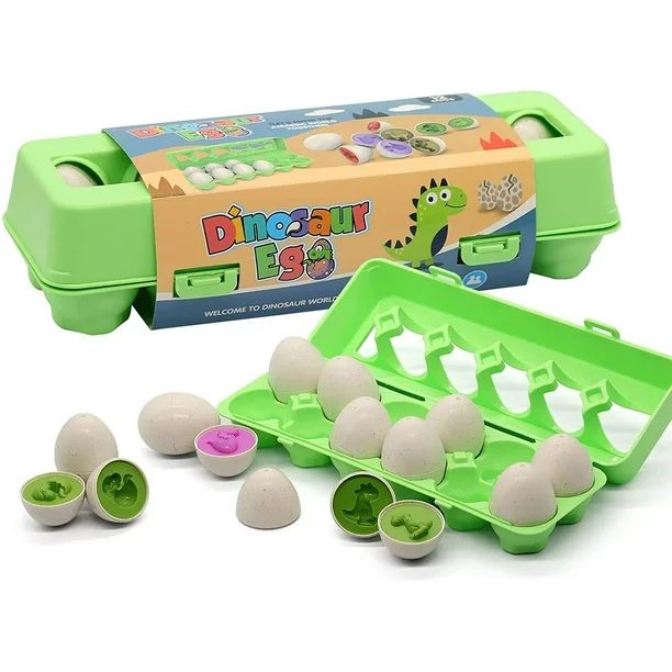 SET DE JUEGO DE HUEVOS DINOSAURIO PARA BEBÉS