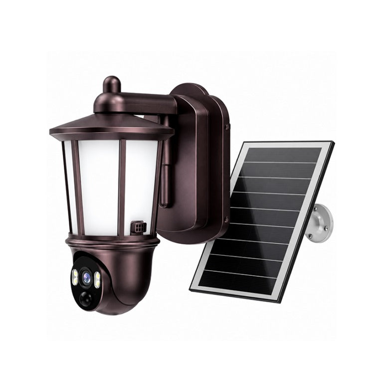 CÁMARA WIFI 1080P CON PANEL SOLAR Y LÁMPARA IPC-Q911