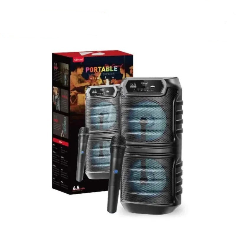 SPEAKER TORRE 6.5” BLUETOOTH CON MICRÓFONO INALÁMBRICO KTS-2060