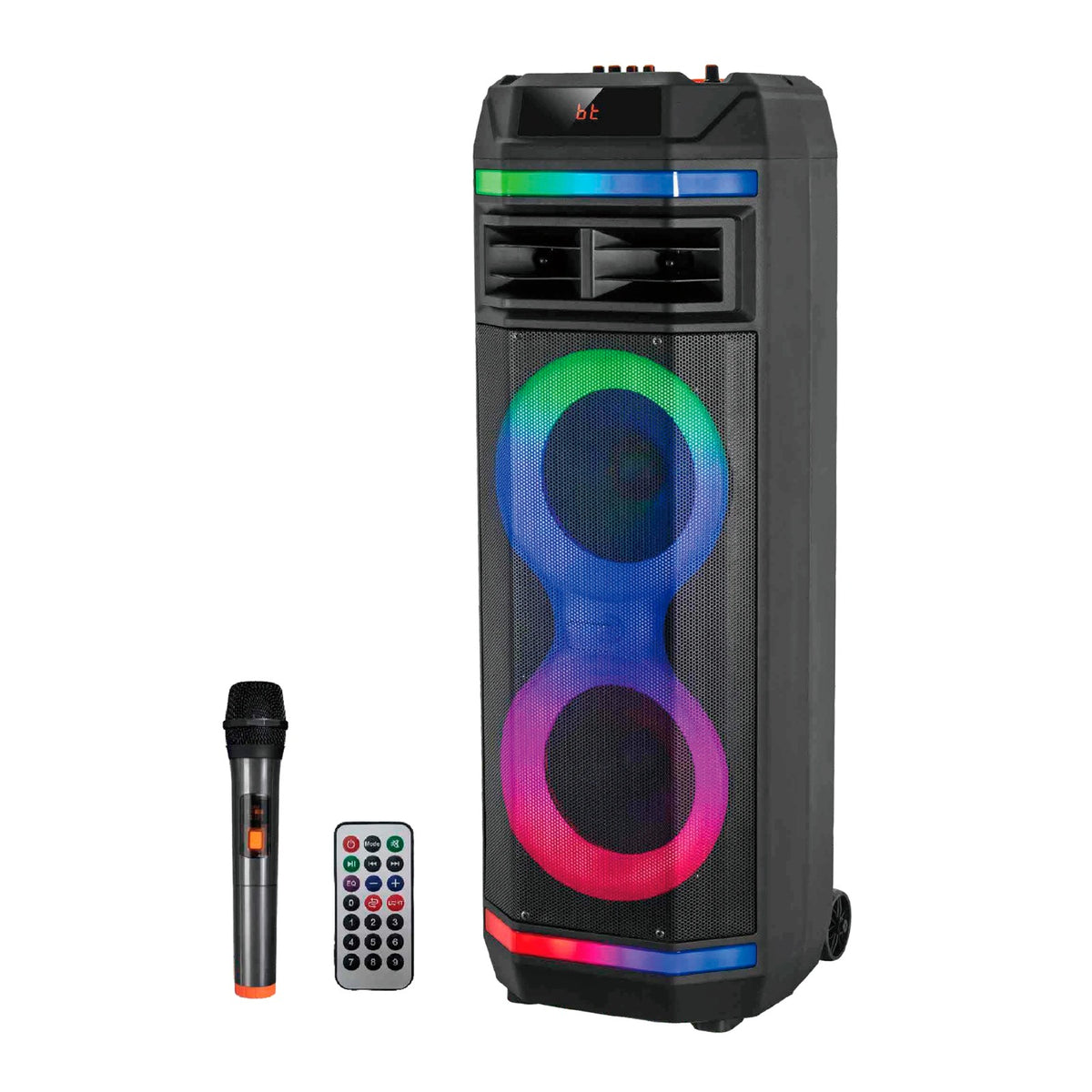 TORRE 8” PARLANTE BLUETOOTH CON MICRÓFONO AC YX-H8204