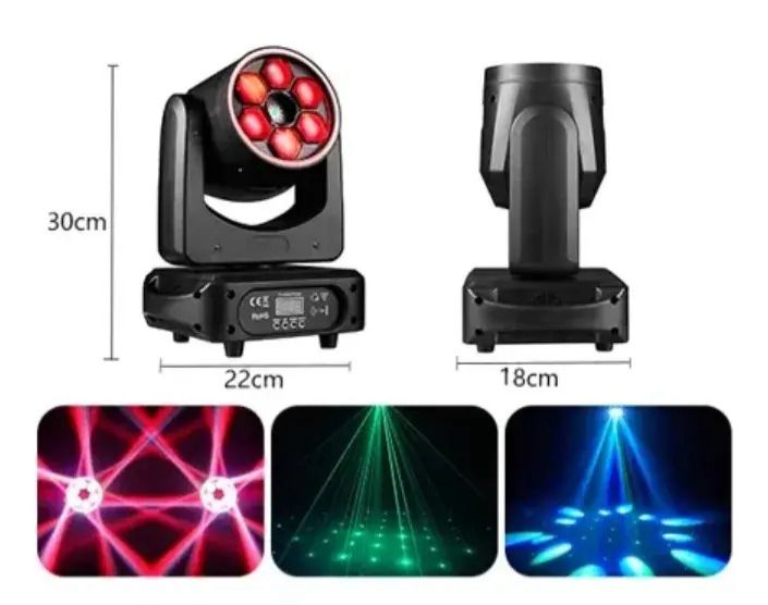 LUZ CABEZAL MÓVIL JS-FY120W