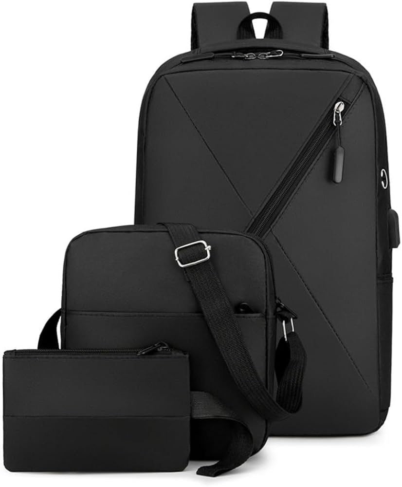 MOCHILA MULTIFUNCIONAL SET DE 3 NEGRA