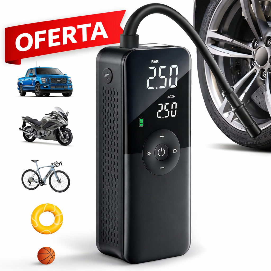 INFLADOR DE LLANTAS PORTATIL