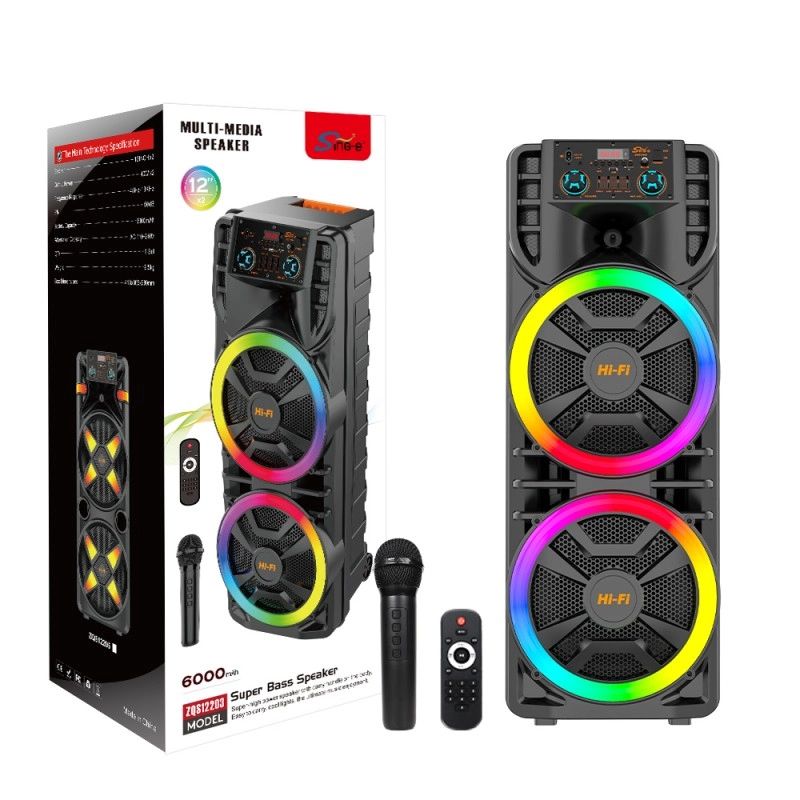 PARLANTE BLUETOOTH CON MICROFONO INALÁMBRICO MODELO YX-S12203