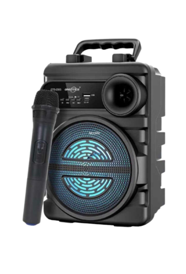 PARLANTE BLUETOOTH CON MICROFONO INALÁMBRICO MODELO GTS-2065