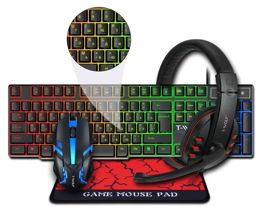 SET GAMER 4 PIEZAS
