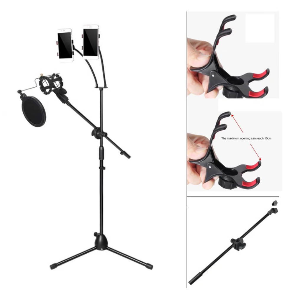 TRÍPODE NB-303 PARA MICRÓFONO Y CELULAR