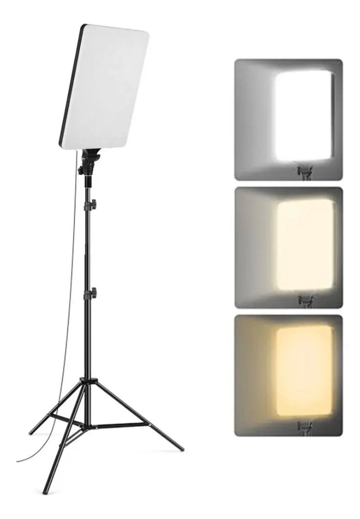 KIT DE PANEL LED + TRÍPODE PL-48