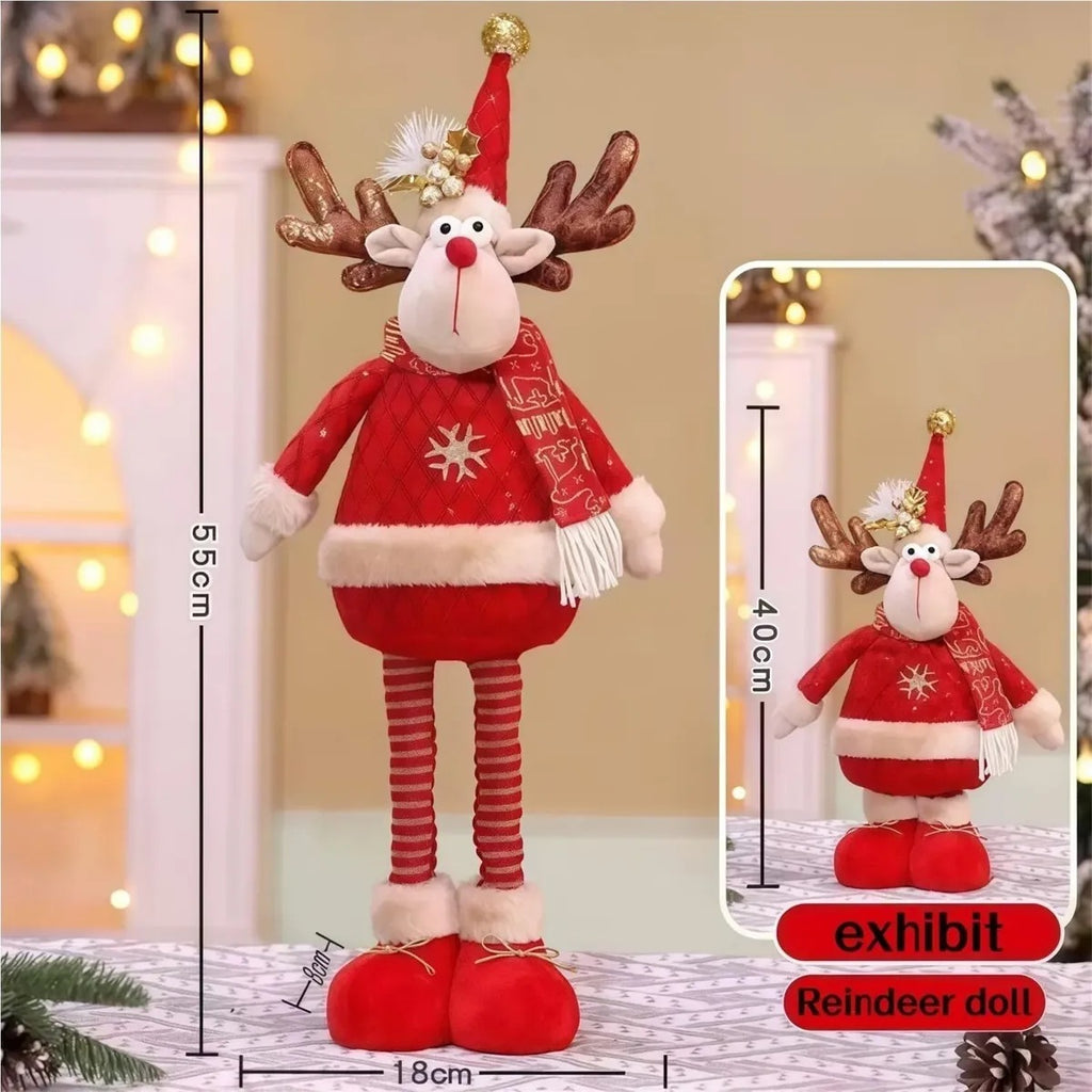 MUÑECO DE RENO NAVIDEÑO EXTENSIBLE ~ FEL2605013