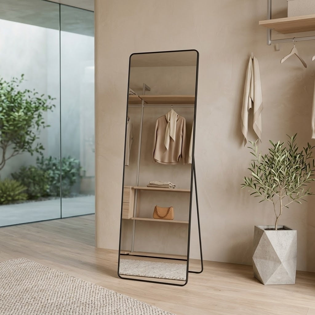 ESPEJO CUERPO COMPLETO CON SOPORTE  150X42 CM FEL222605003