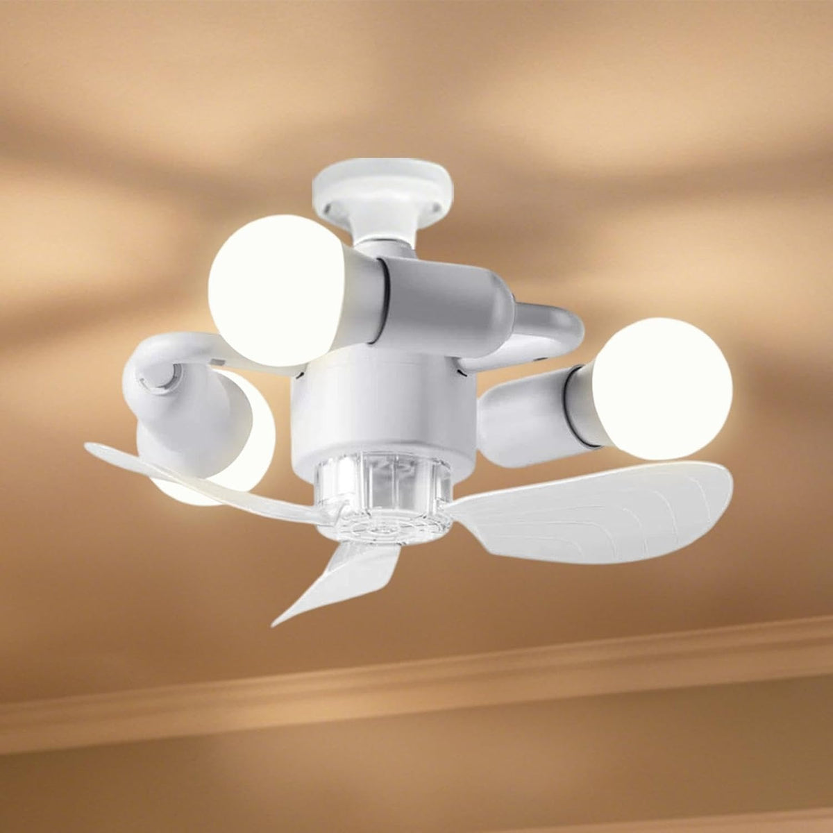 VENTILADOR CON LUZ LED DE TECHO Y CONTROL CP-FS15