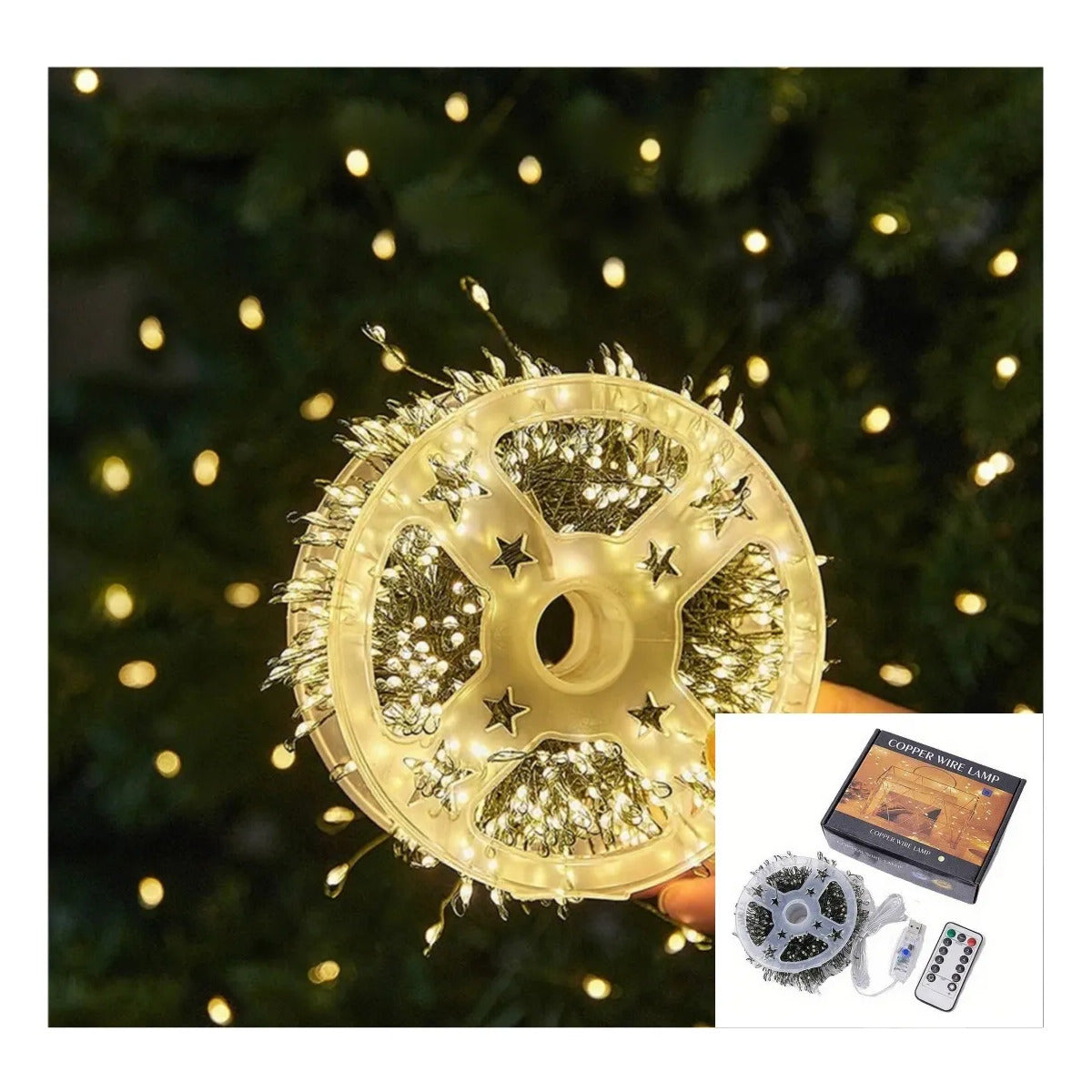 GUIRNALDA DE LUCES LED 6M LUZ AMARILLA FEL2605118