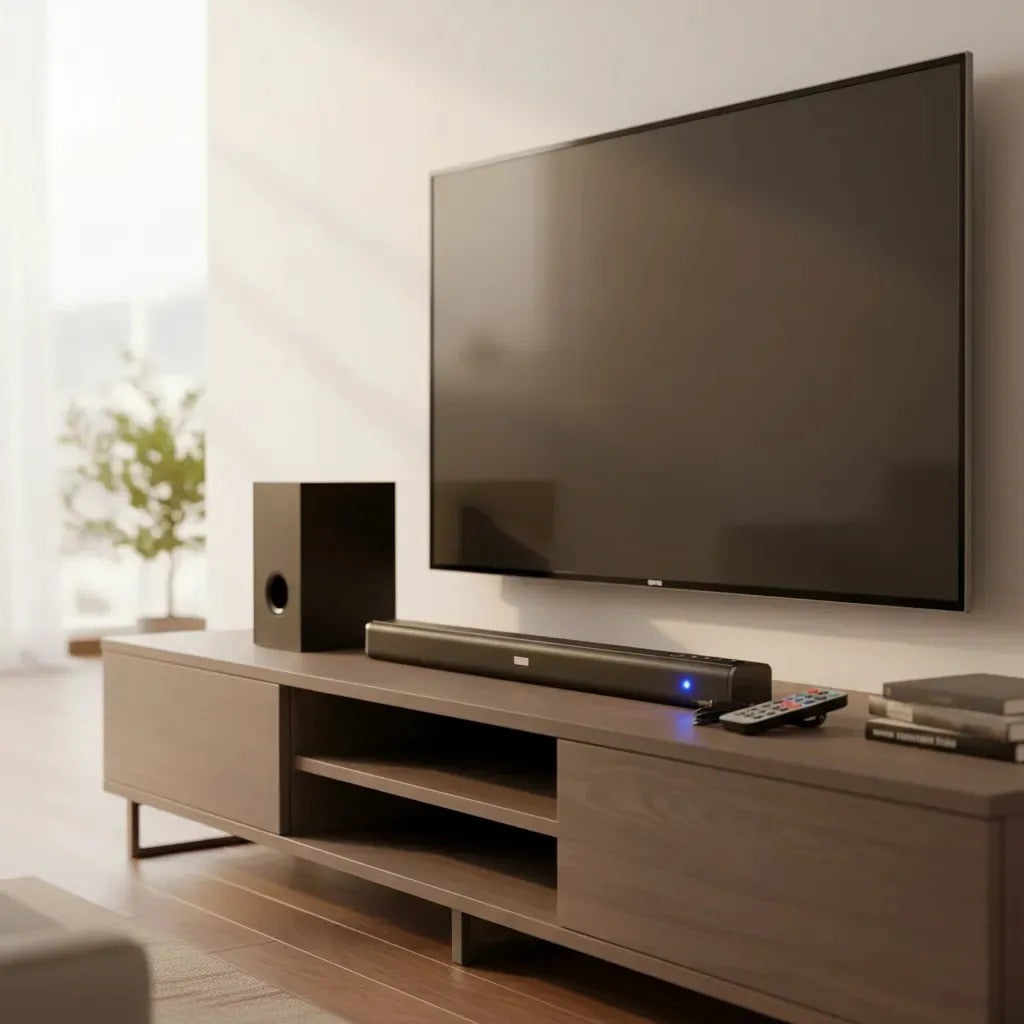 BARRA DE SONIDO PARLANTE BLUETOOTH CON SUBWOOFER HOME 80 CM E-5111