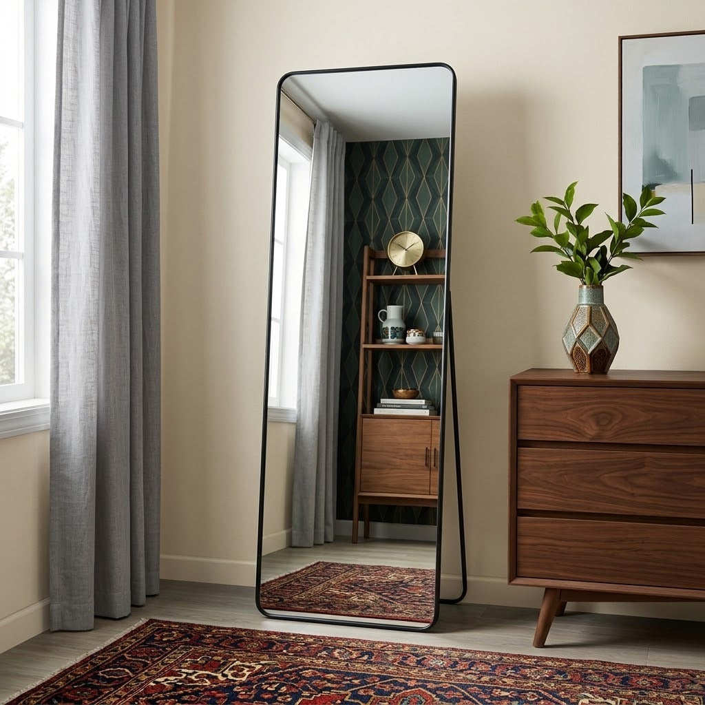 ESPEJO CUERPO COMPLETO CON SOPORTE  150X42 CM FEL222605003