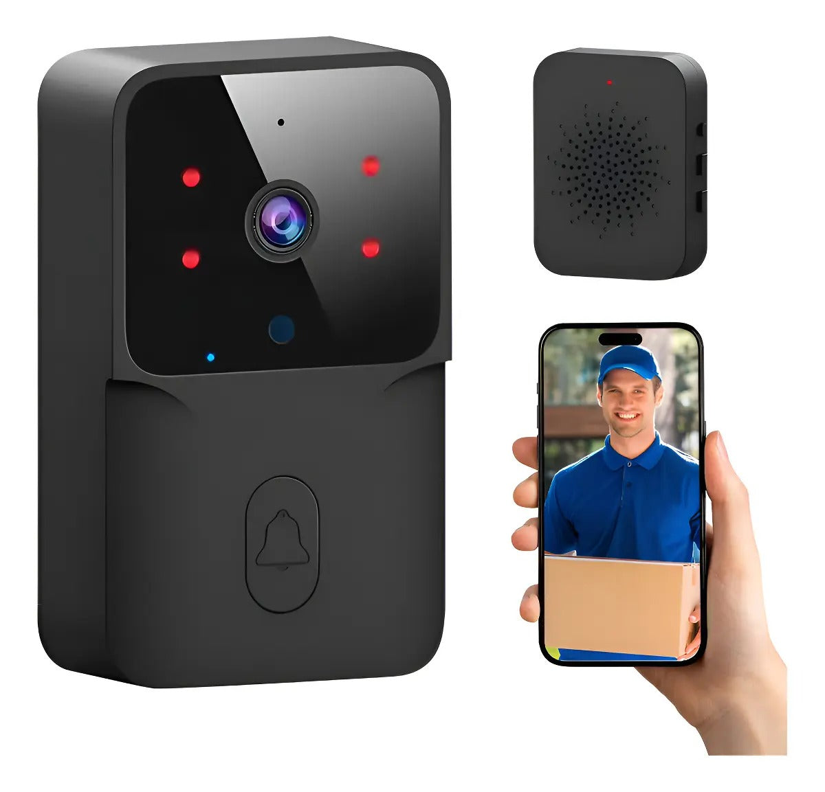 TIMBRE CON CAMARA DE VIGILANCIA Y APP