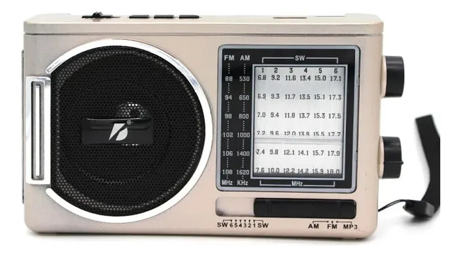 RADIO  PARLANTE BLUETOOTH CON PANEL SOLAR KTF-1646