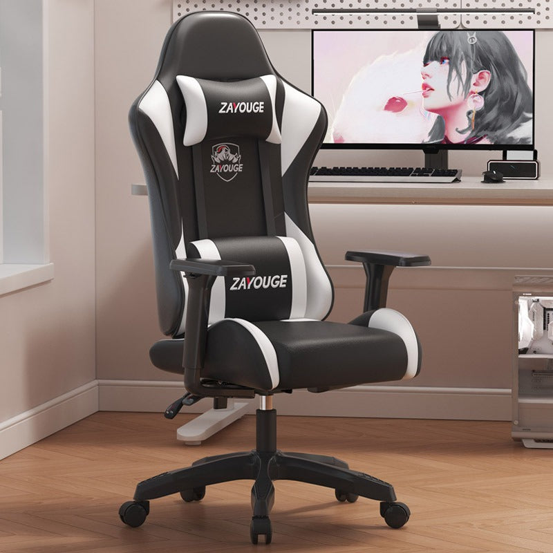 SILLA GAMER ERGONOMICA CON REPOSA PIES