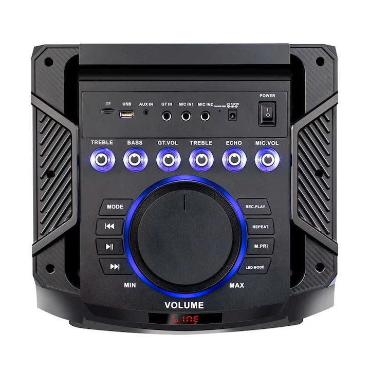 BOCINA TORRE 10” BLUETOOTH CON MICRÓFONO KTS-1707