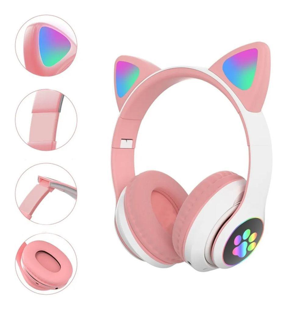 AUDÍFONOS INALÁMBRICOS DE GATITO