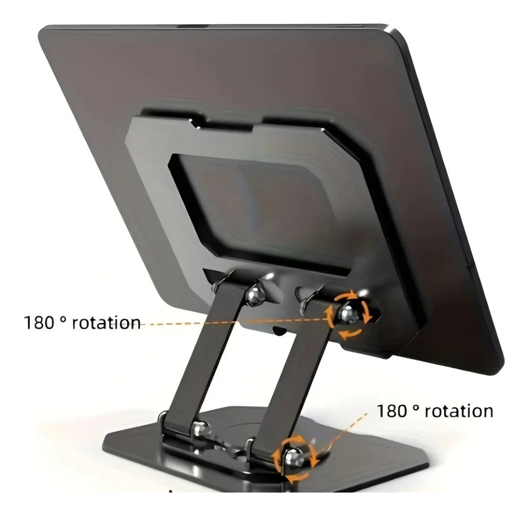 SOPORTE PLEGABLE METAL PARA CELULAR Y TABLET 360 MODELO S955