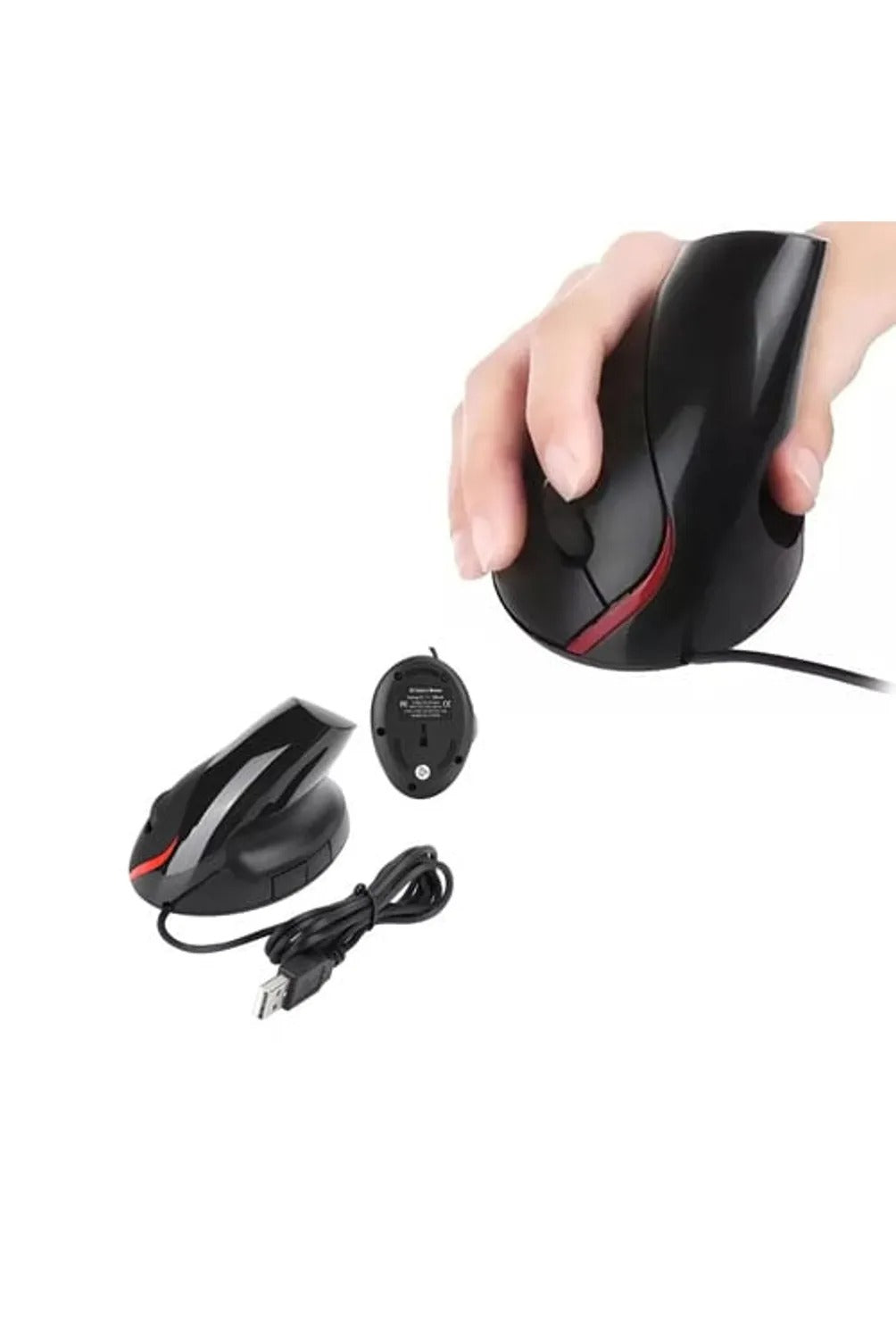 MOUSE ERGONÓMICO CON CABLE JSY-2DY