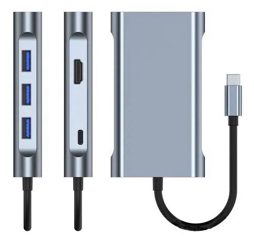 ADAPTADOR HUB-C 7 EN 1 MODELO BYL-2111
