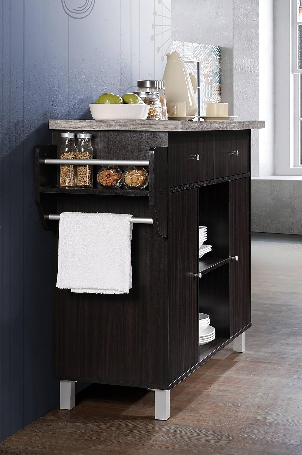 ISLA DE COCINA HODEDAH HIK 69-CHOC-GREY