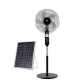 VENTILADOR CON LUZ Y PANEL SOLAR GRANDE 16"