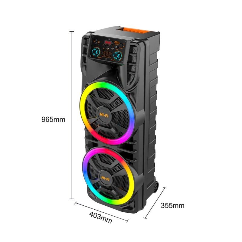 PARLANTE BLUETOOTH CON MICROFONO INALÁMBRICO MODELO YX-S12203