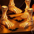 LÁMPARA LED PIE DE ESQUELETO HALLOWEEN