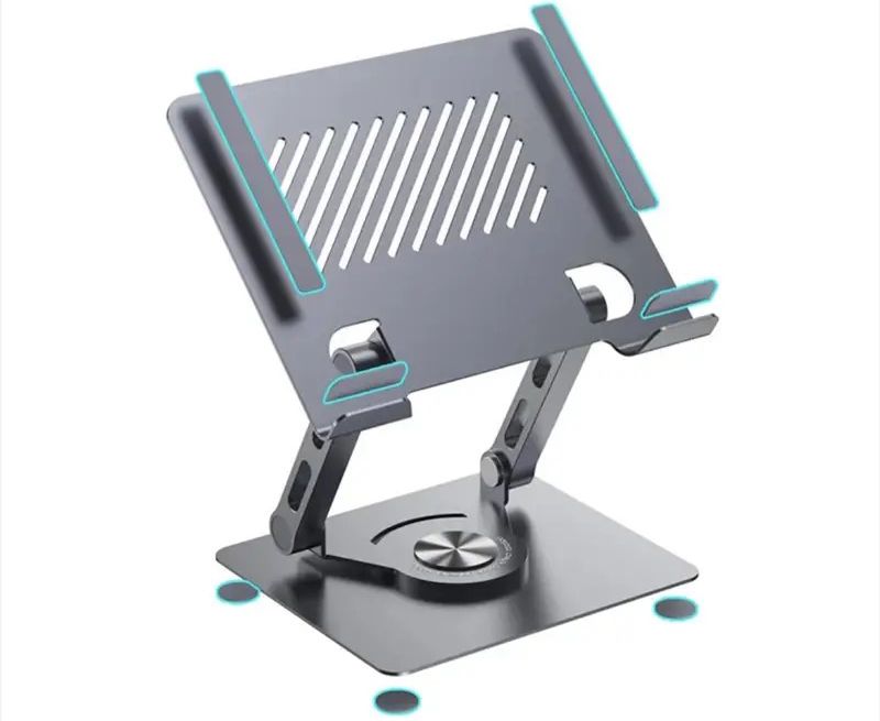 SOPORTE PLEGABLE DE METAL PARA CELULAR Y TABLET 360 MODELO HX-ZJ6118