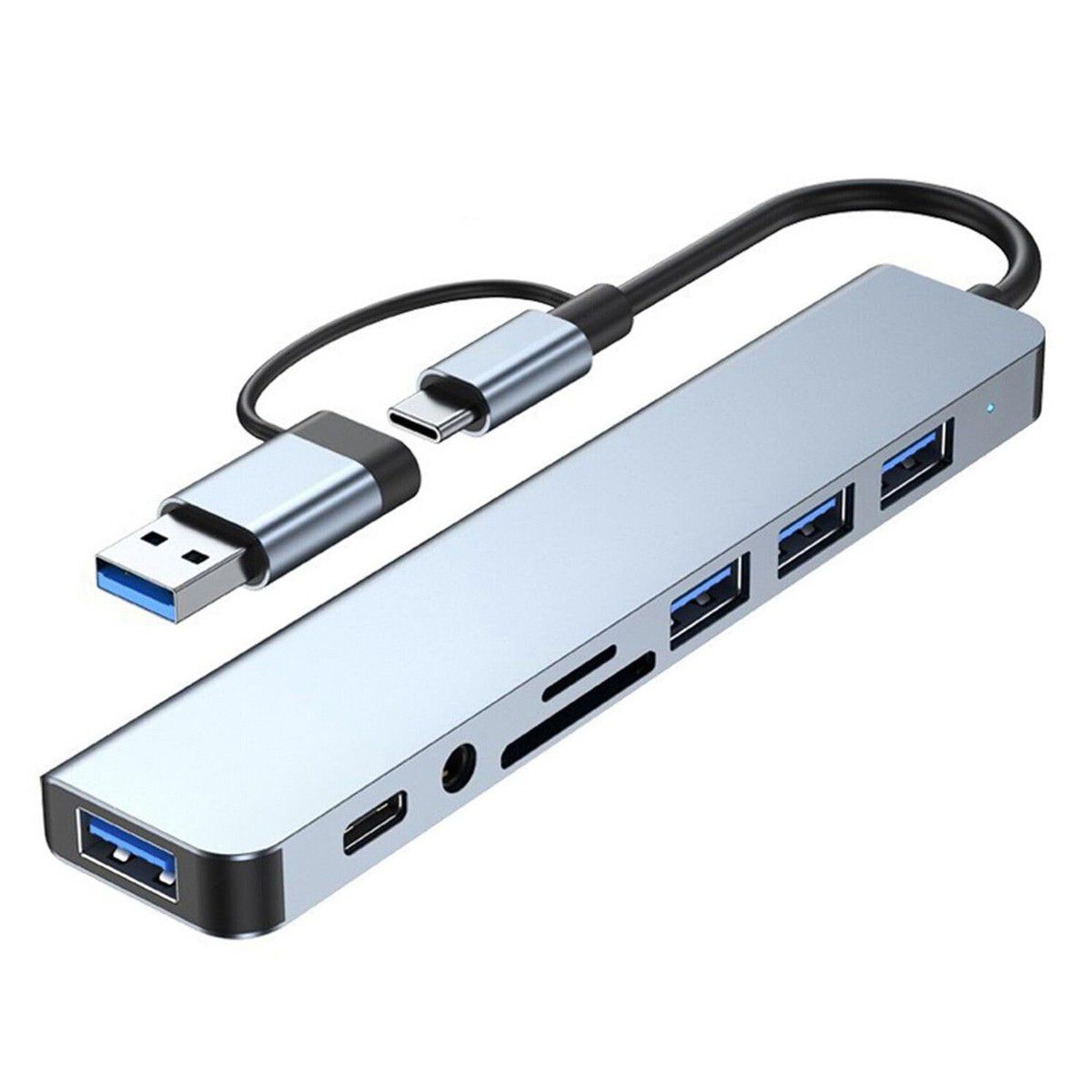 HUB USB 8 en 1 MODELO BYL-2218TU